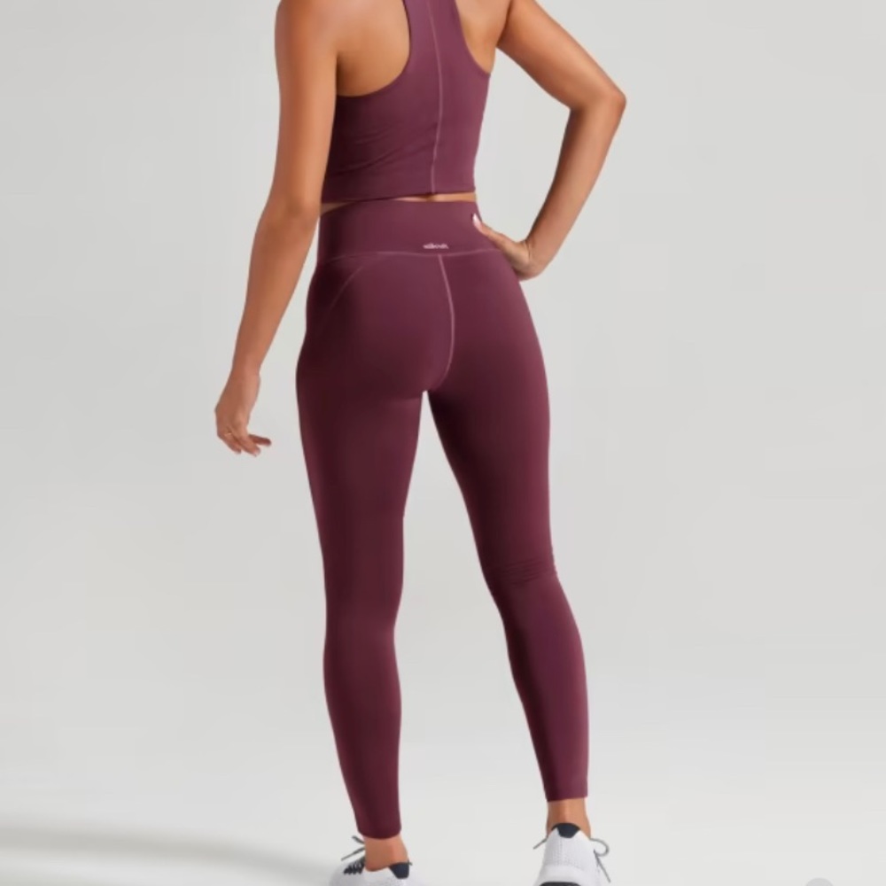 Allbirds Women's Natural Legging Aubergine - Picture 2 of 11